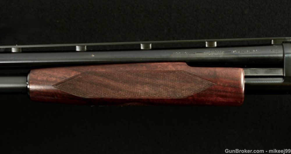 Winchester Model 12 Black Diamond trap 2 pin milled rib 12 gauge-img-5