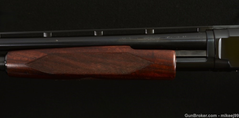 Winchester Model 12 Black Diamond trap 2 pin milled rib 12 gauge-img-6