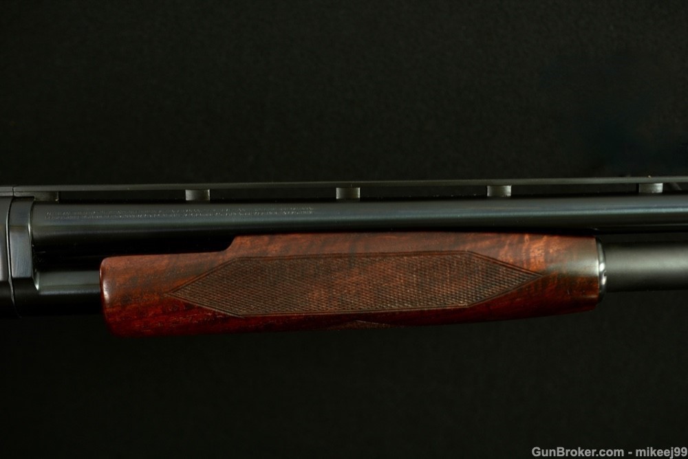 Winchester Model 12 Black Diamond trap 2 pin milled rib 12 gauge-img-20