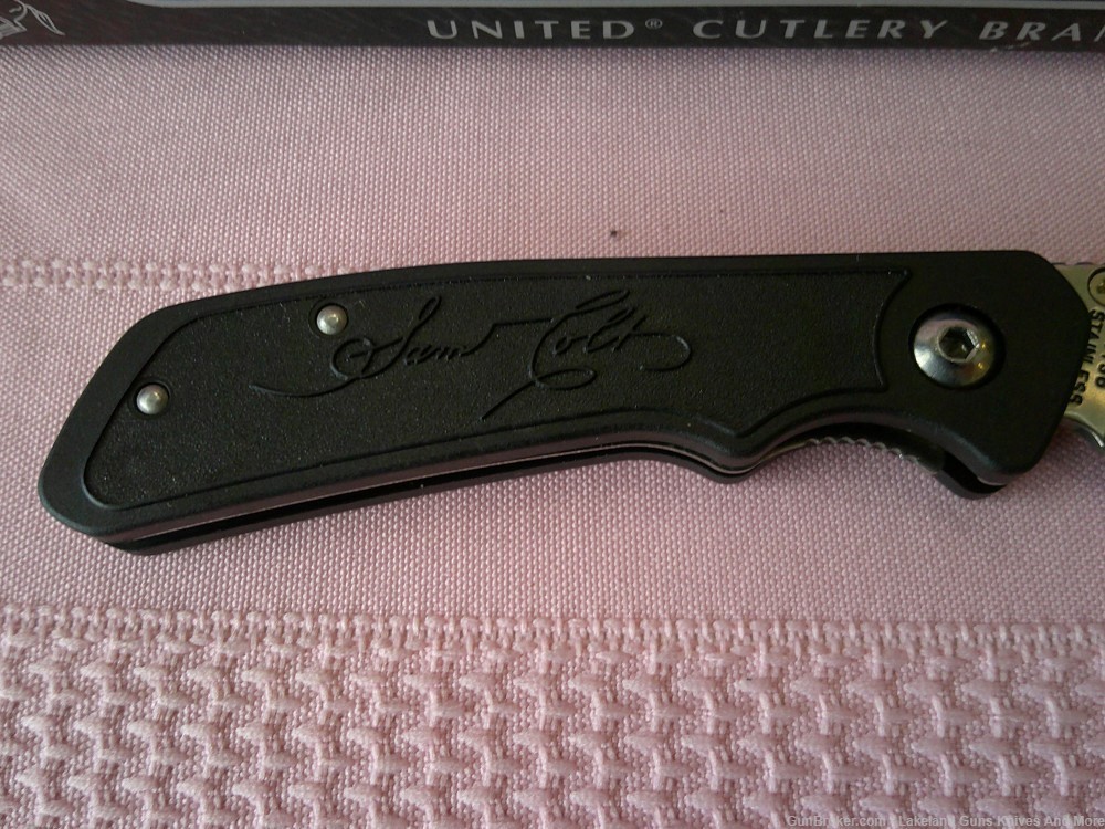 Uber Rare Disc. Colt Signature Series Peacemaker Knife with Box & Sleeve!-img-17