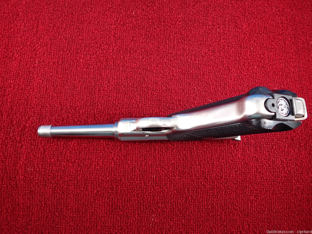 Scarce Ruger MKII 22 LR 4.5" Pensil Tapered Stainless Excellent Mfg 1985-img-3