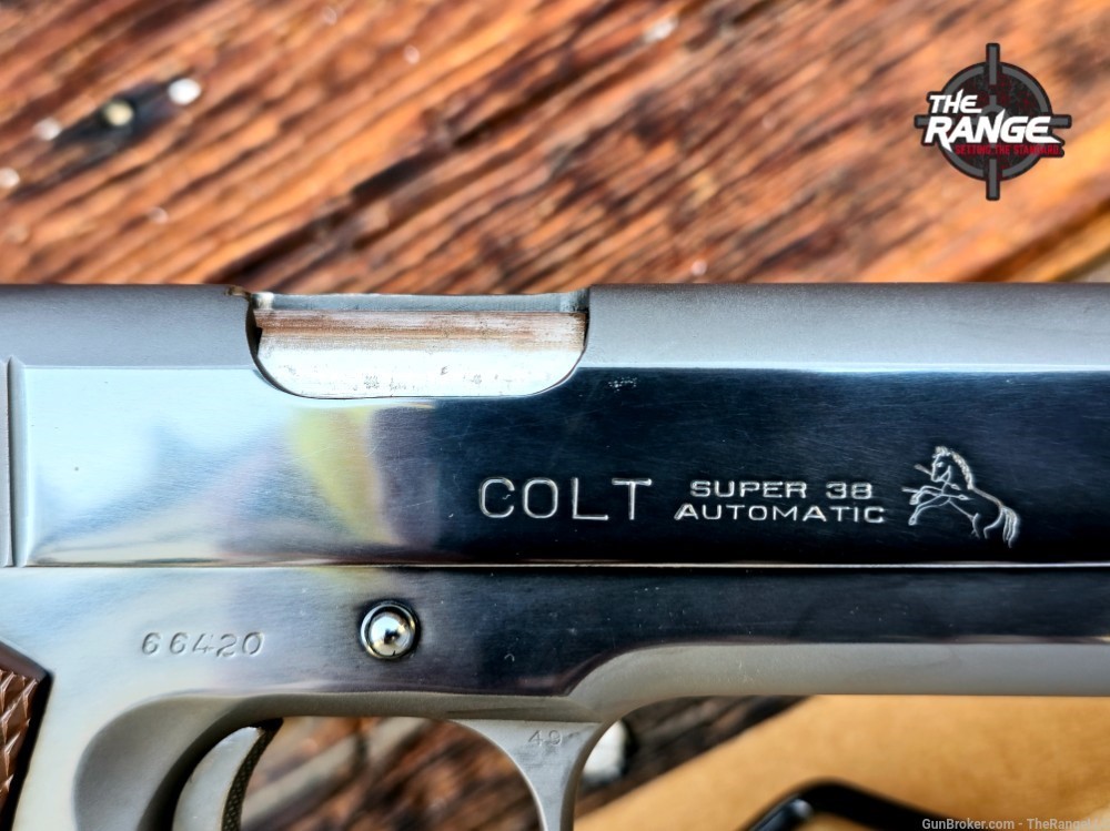 Like New 1948 Colt Super 38 Automatic 9rd High Polish Blue .38 Super 1911-img-6