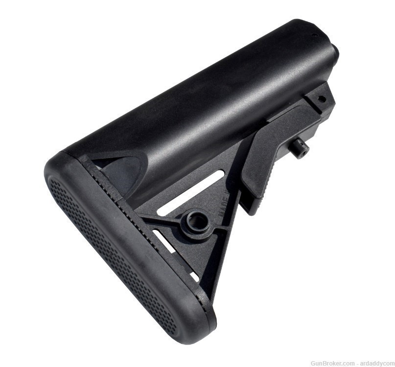 Mil Spec Adjustable Buttstock for AR15 AR10 Recoil Pad Storage STOCK Blem-img-1
