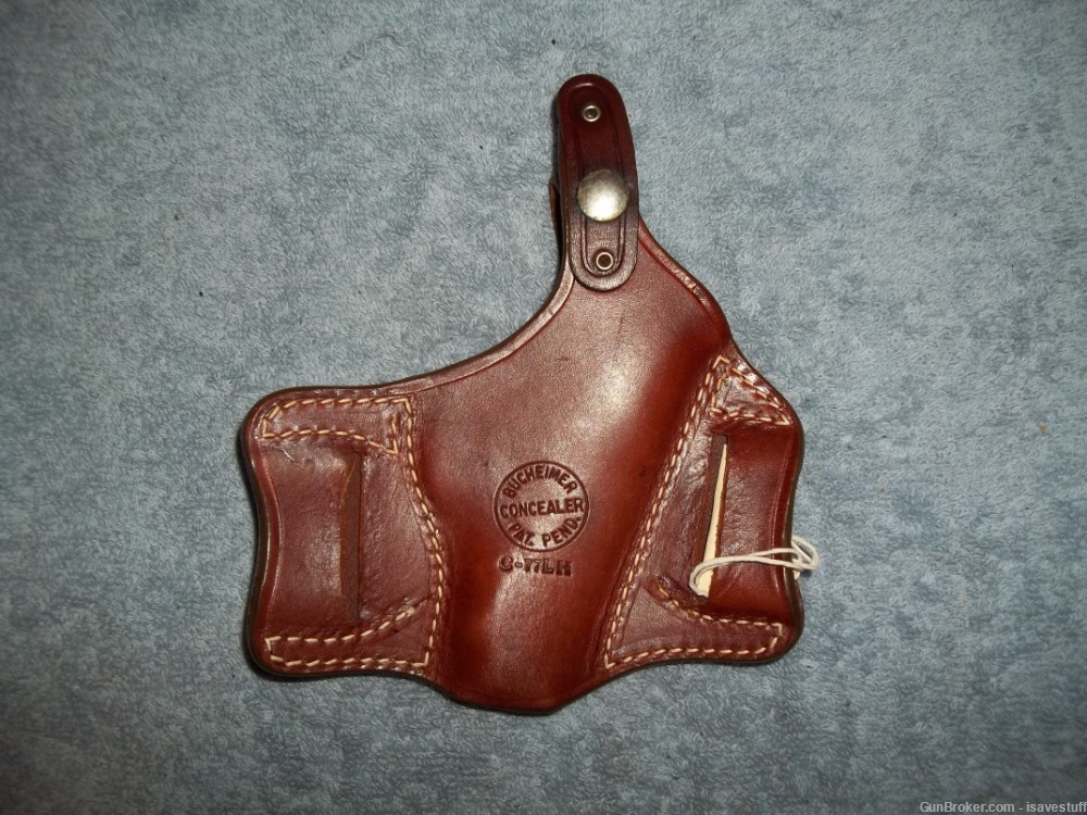 Walther PPK/S NOS Bucheimer Left Hand Concealer Leather Holster 22 32 380-img-7
