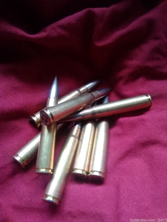 Turkish 8mm Mauser Ammunition 120 Rounds Clean- Bright  -Shiny-img-0