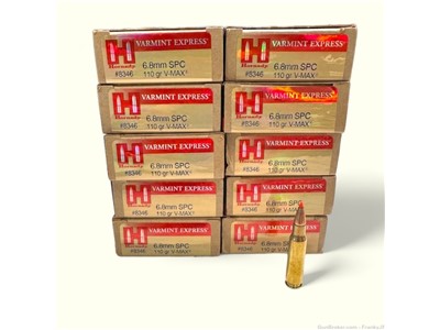 Hornady 6.8 SPC -10 Boxes of 20 rounds