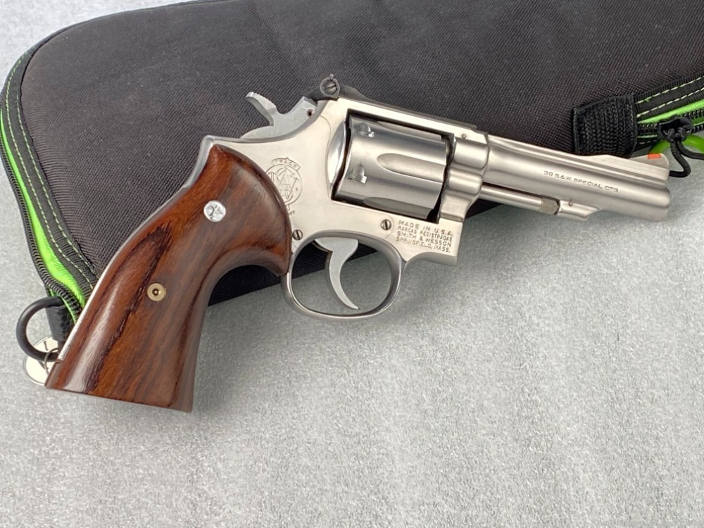 SMITH & WESSON MODEL 67-1 CLASSIC 4" REVOLVER, PINNED (GREAT CONDITION) -img-0