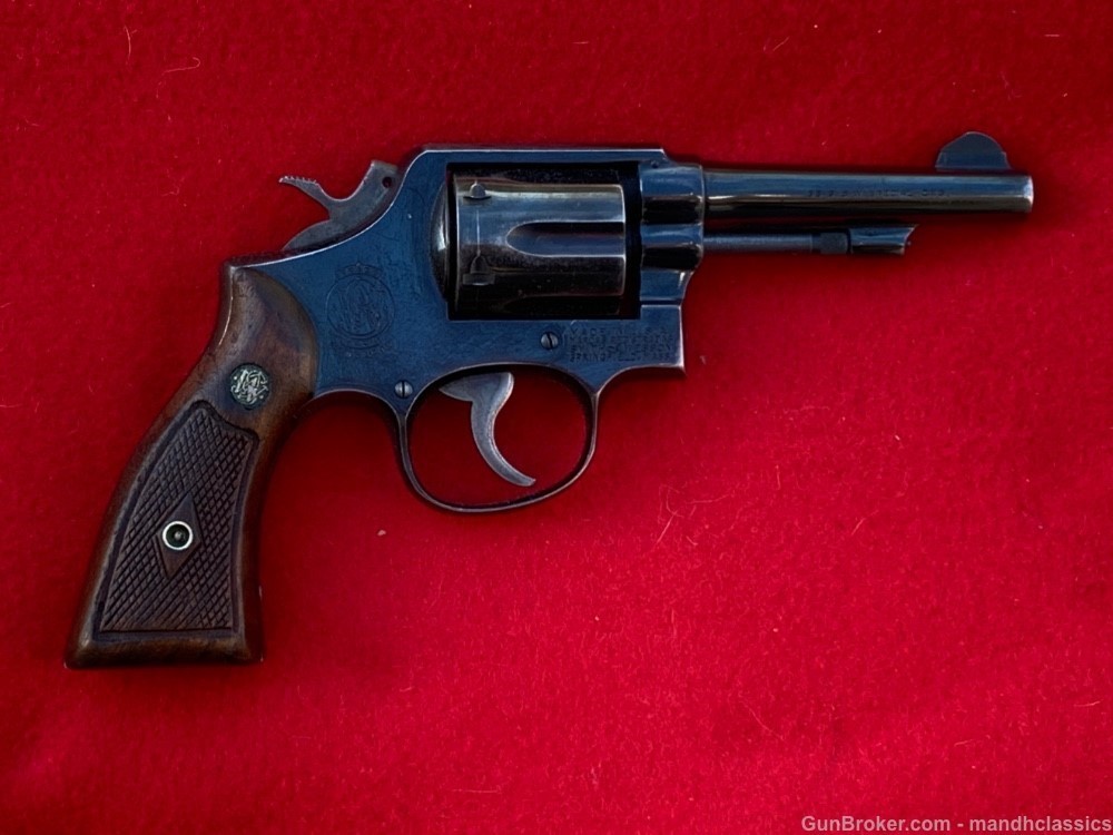 Nice 1963 Smith & Wesson (S&W) 10 -5, 4" bbl, blued, 38 Spec-img-0