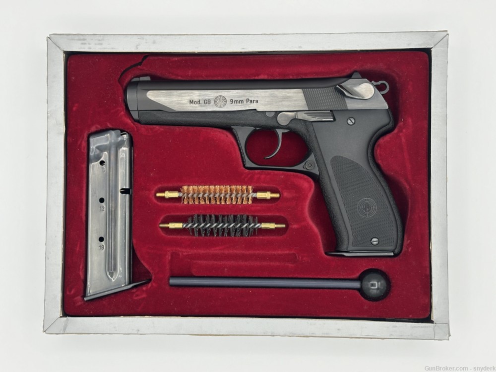Steyr GB 9mm Pistol with Original Box and Accessories-img-0