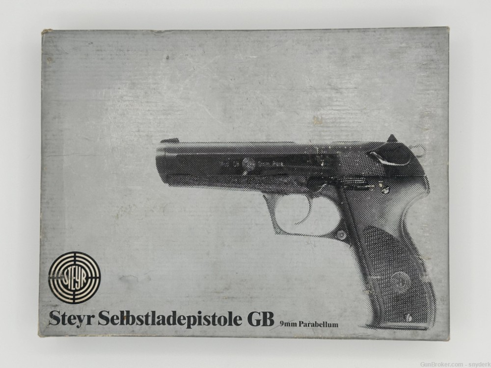 Steyr GB 9mm Pistol with Original Box and Accessories-img-6