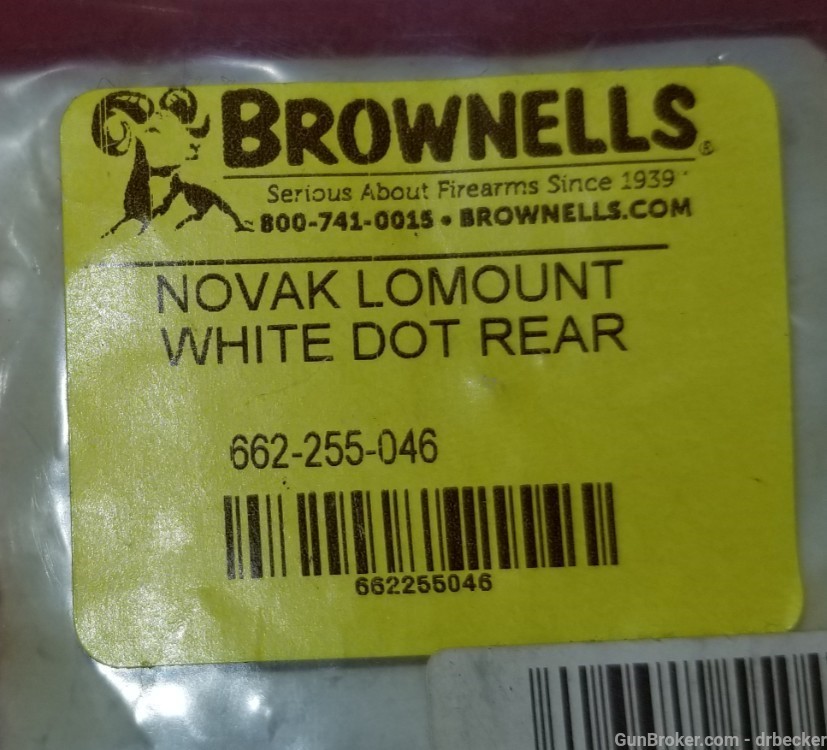 Novak white dot rear sight new parts-img-4