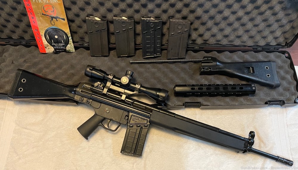 PTR 91 (PTR 91F,  like HK91)  with extras-img-0