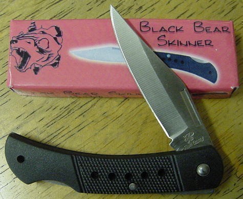 Black Bear Skinner Folder Knife 15-534B-img-0