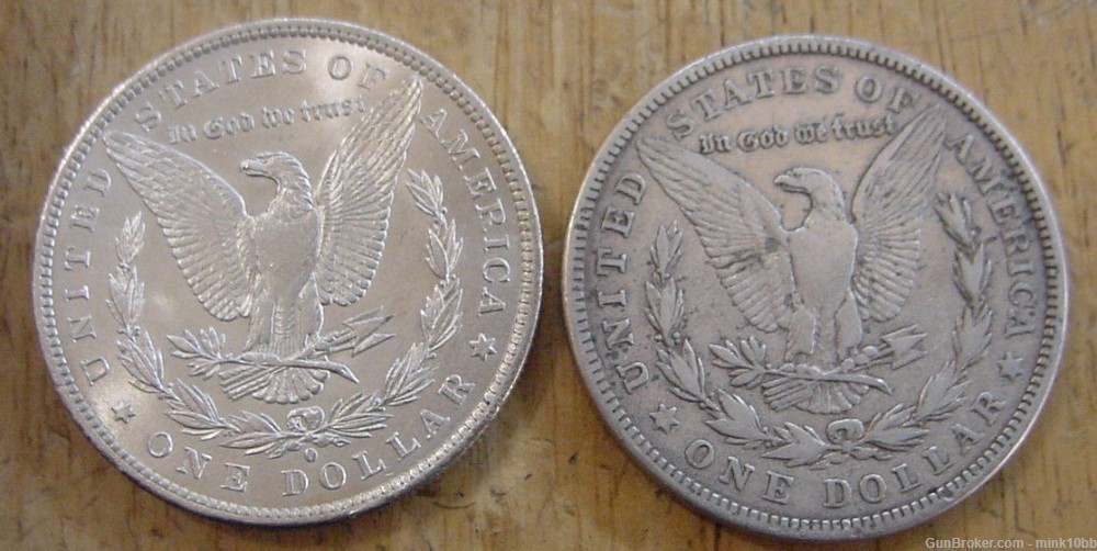 1884-O- 1921-S Morgan Silver Dollars 4-22-img-1
