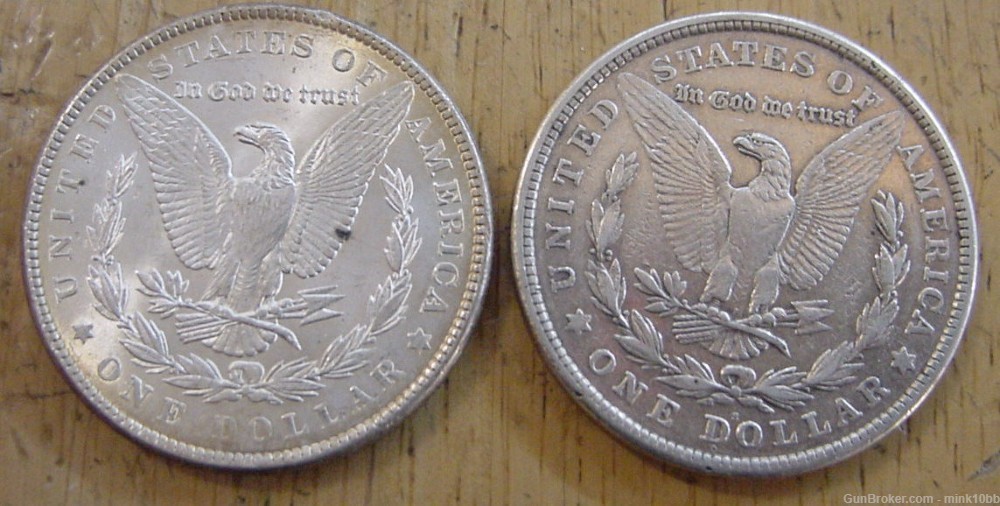 1884 - 1921-S Morgan  Silver Dollars 4-23-img-1