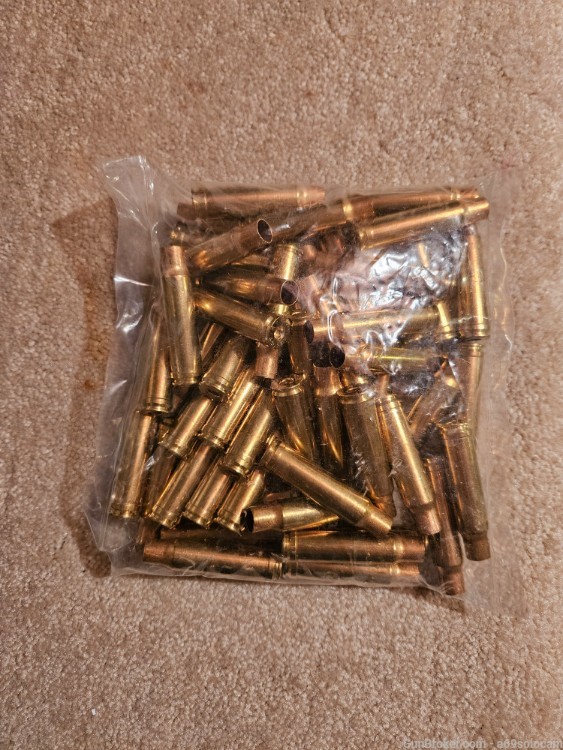 Factory New Remington 350 Rem Mag Brass, 50 count-img-0