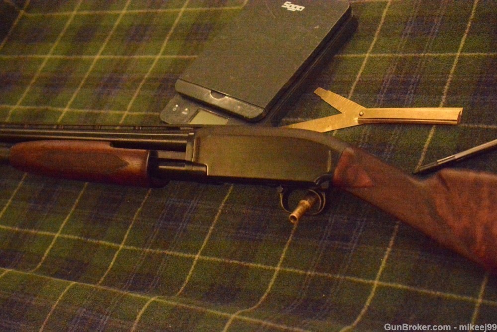 1924 Winchester m 12 trap with Simmons rib and straight grip AAA wood-img-0