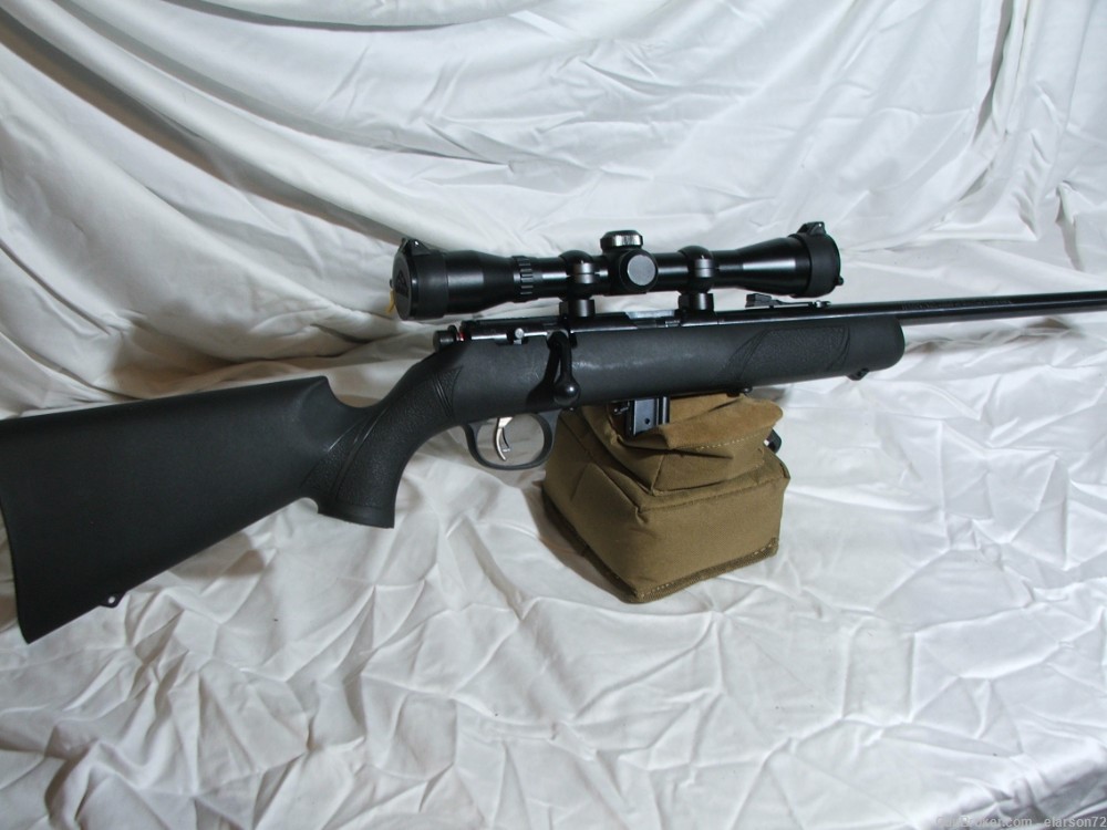Marlin XT-22 Rifle, 22LR, BSA 4X32mm scope, youth stock-img-0