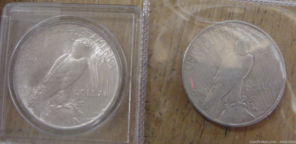 1922-D- 1923 Peace   Silver Dollars 4-7-img-1