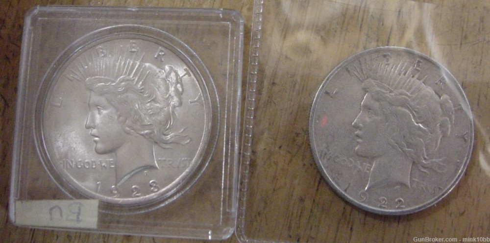 1922-D- 1923 Peace   Silver Dollars 4-7-img-0