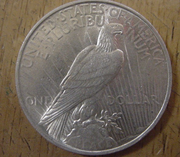 1923 Peace Silver Dollar 8-4 Nice-img-1