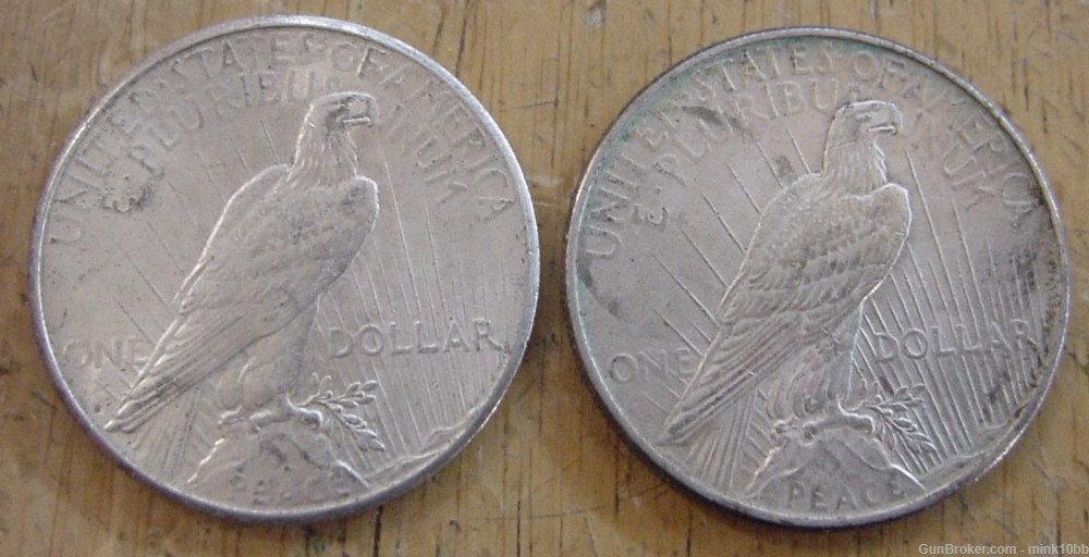 1924-S- 1925 Peace  Silver Dollars 4-21-img-1