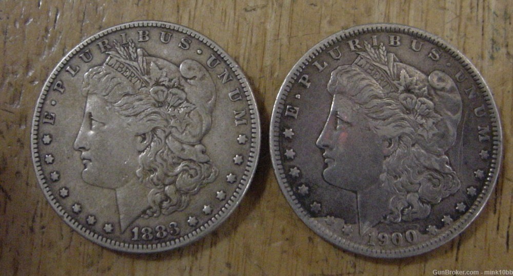 1883-1900-O Morgan  Silver Dollars 4-14-img-0