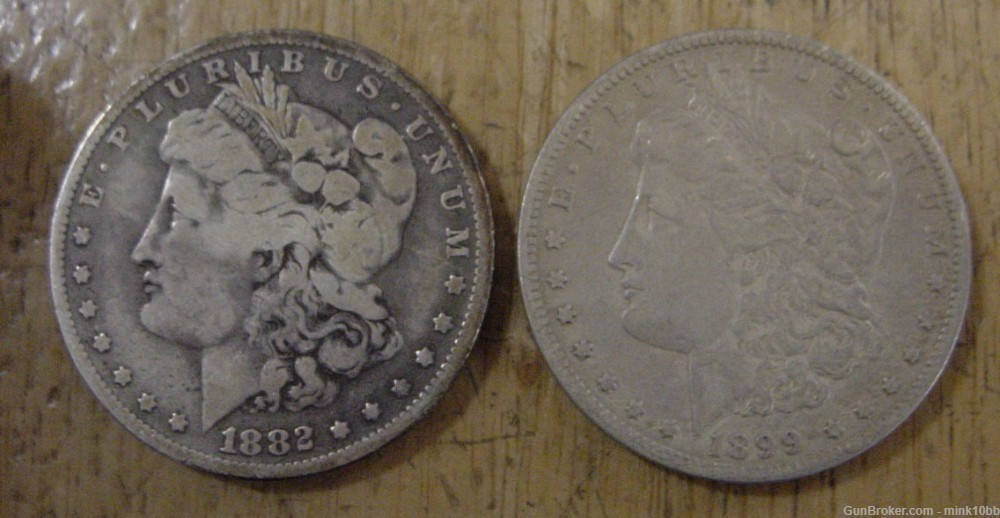 1882-O-1899-O Morgan  Silver Dollars 4-14-img-0