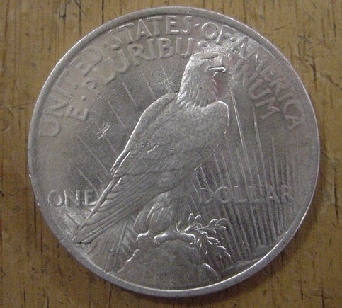 1923 Peace Silver Dollar Nice 8-10-img-1