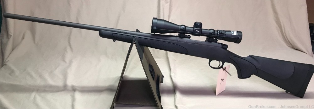 Remington 700 bolt action .223 rifle w/ Nikon scope!-img-0