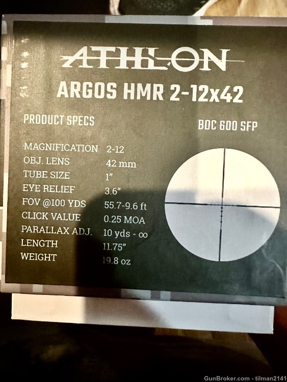 3 scopes Athlon Argos, Athlon Helos, GPO. New in boxes-img-1