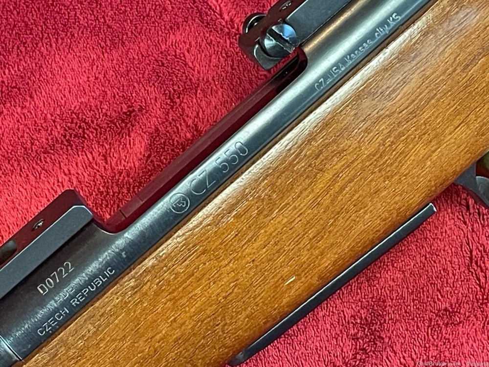 CZ 550 American 243 Win DBM set trigger .243 Winchester -img-9