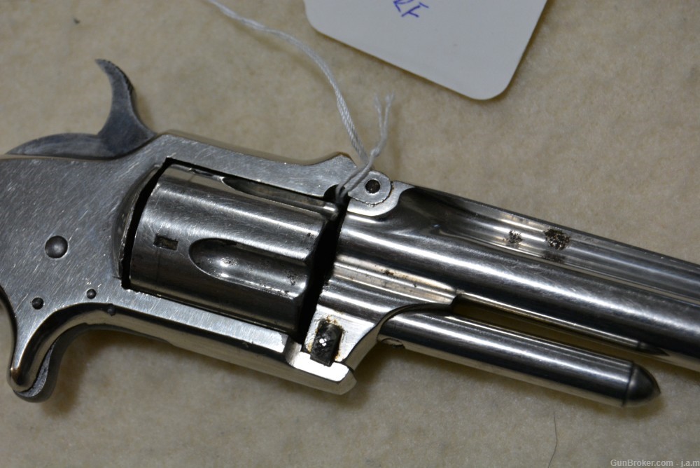  Marlin No.32 Standard 1875 .32 RF Nickel Revolver-img-4