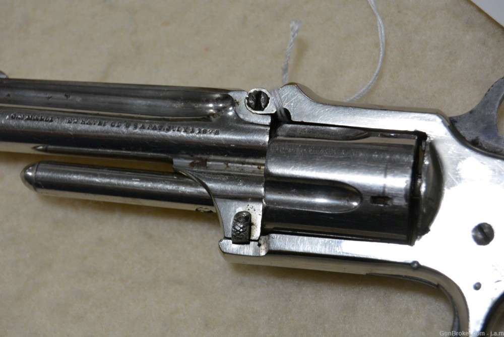  Marlin No.32 Standard 1875 .32 RF Nickel Revolver-img-7