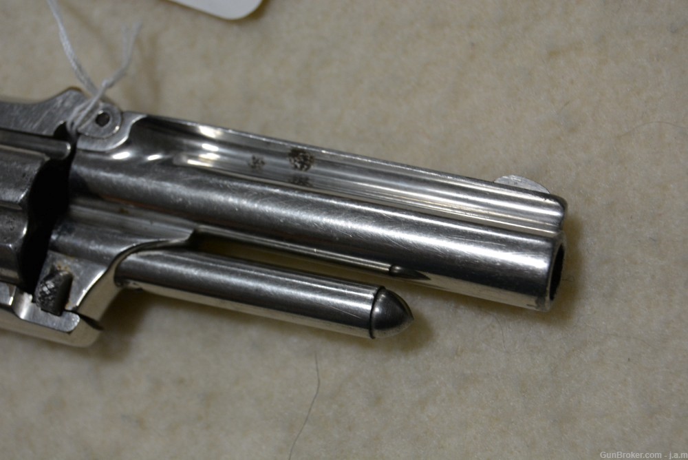 Marlin No.32 Standard 1875 .32 RF Nickel Revolver-img-5