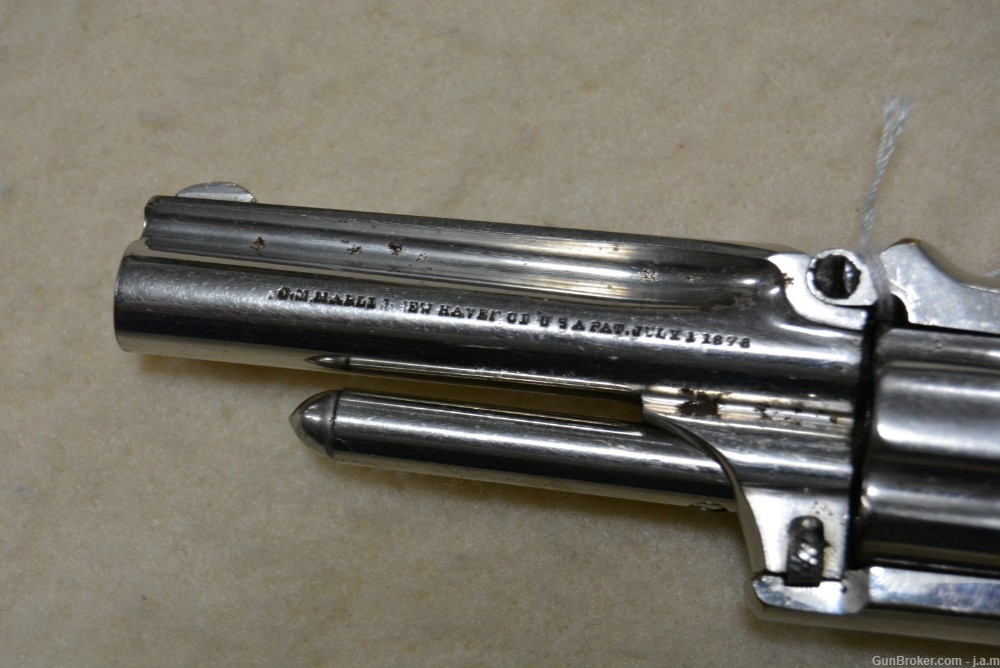  Marlin No.32 Standard 1875 .32 RF Nickel Revolver-img-8