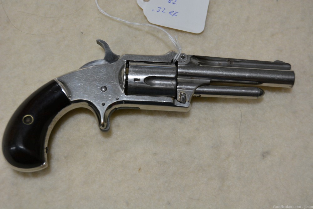  Marlin No.32 Standard 1875 .32 RF Nickel Revolver-img-2