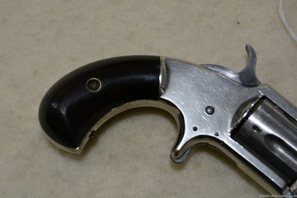  Marlin No.32 Standard 1875 .32 RF Nickel Revolver-img-3