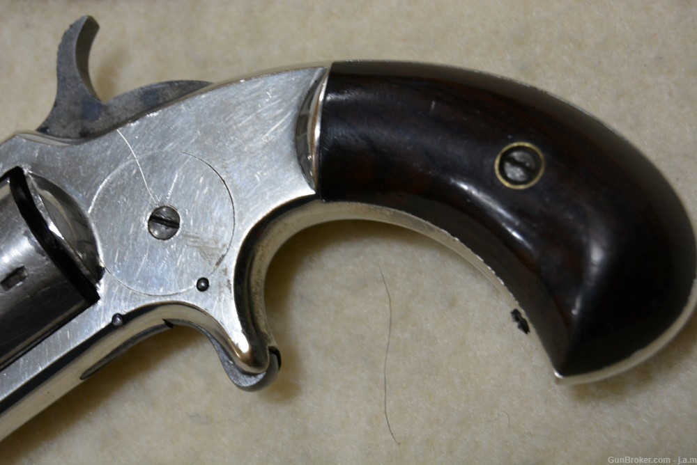  Marlin No.32 Standard 1875 .32 RF Nickel Revolver-img-6