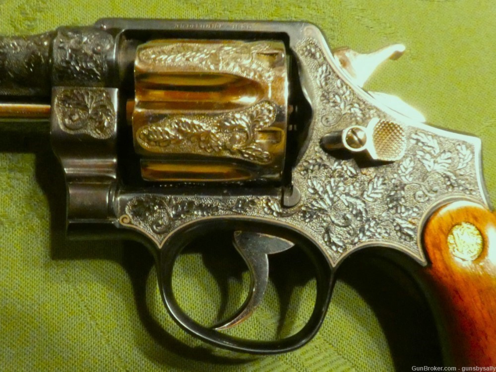 Cased & Engraved S&W Model 1917 .45 ACP by James Demunck -img-5