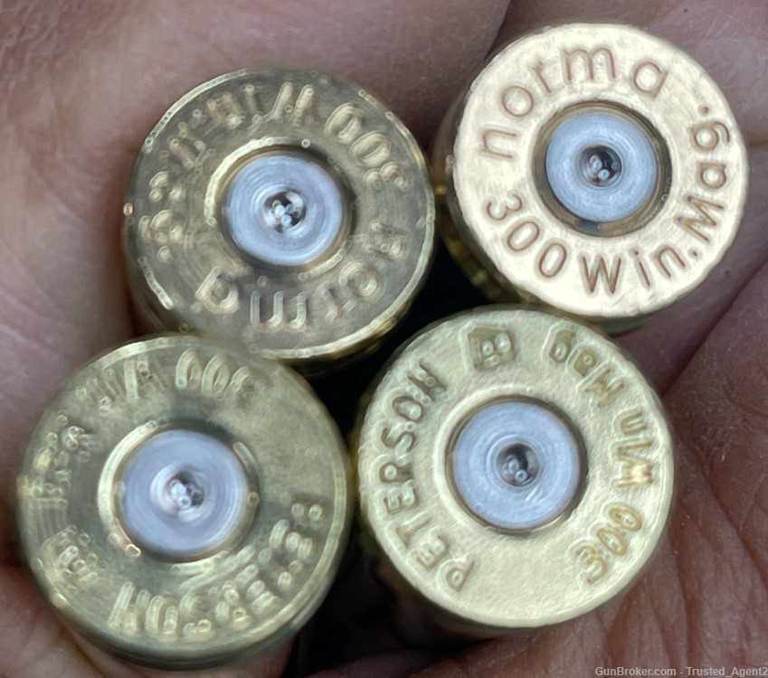 300 WIN MAG BRASS ONCE FIRED 58 PCS NORMA, BHA HEADSTAMP (TS-07)-img-4