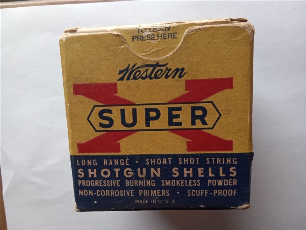 Western Super-X 410 shotgun ammo #6 chilled shot 2 1/2" ammo-full box-img-6
