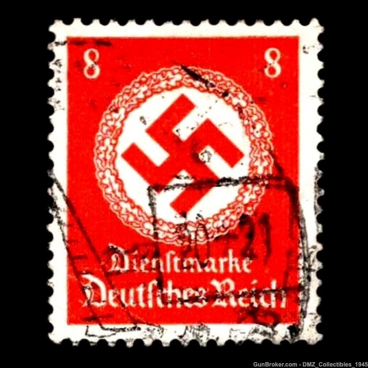 WW2 WWII 1942 German Government Service Stamp -img-0