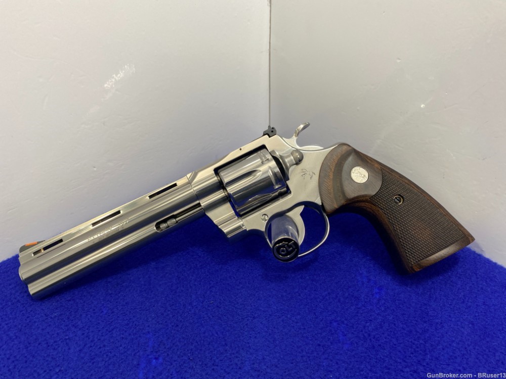 Colt Python .357 Mag 6"-GORGEOUS COLT STAINLESS SNAKE GUN-Incredible Piece-img-4