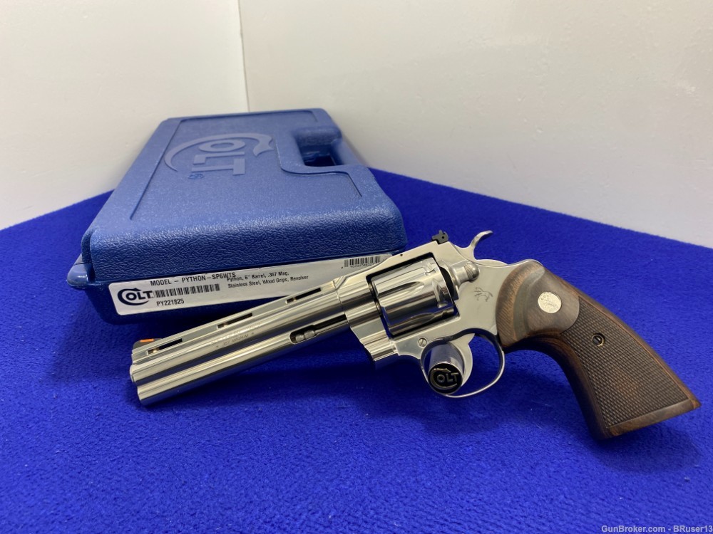 Colt Python .357 Mag 6"-GORGEOUS COLT STAINLESS SNAKE GUN-Incredible Piece-img-2