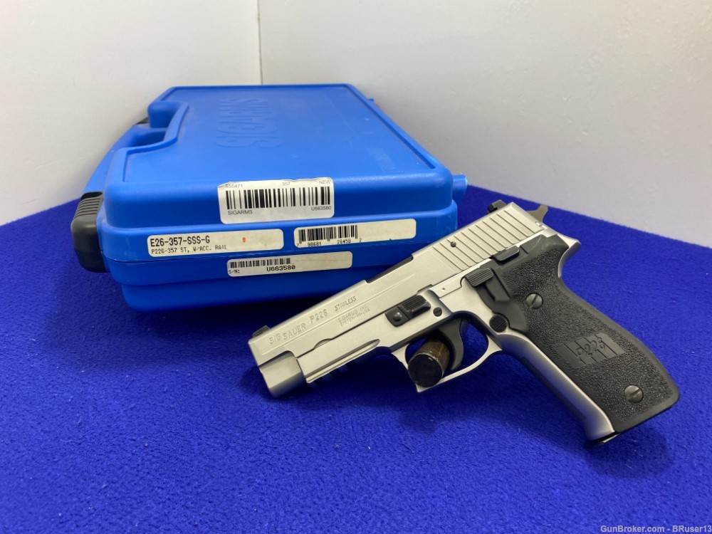 Sig Sauer P226 ST .357 Sig 4.4" *SELDOM SEEN STAINLESS STEEL MODEL* Amazing-img-2