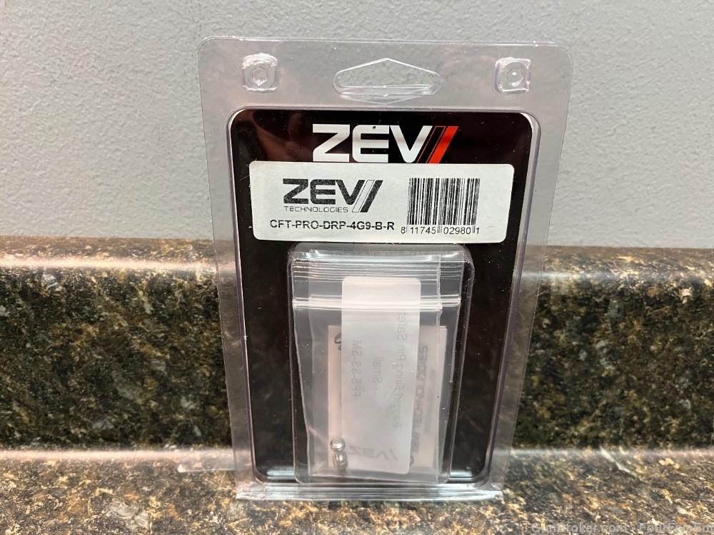 ZEV Tech PRO Curved Trigger (CFT-PRO-DRP-4G9-B-R) GLOCK 9mm-img-1