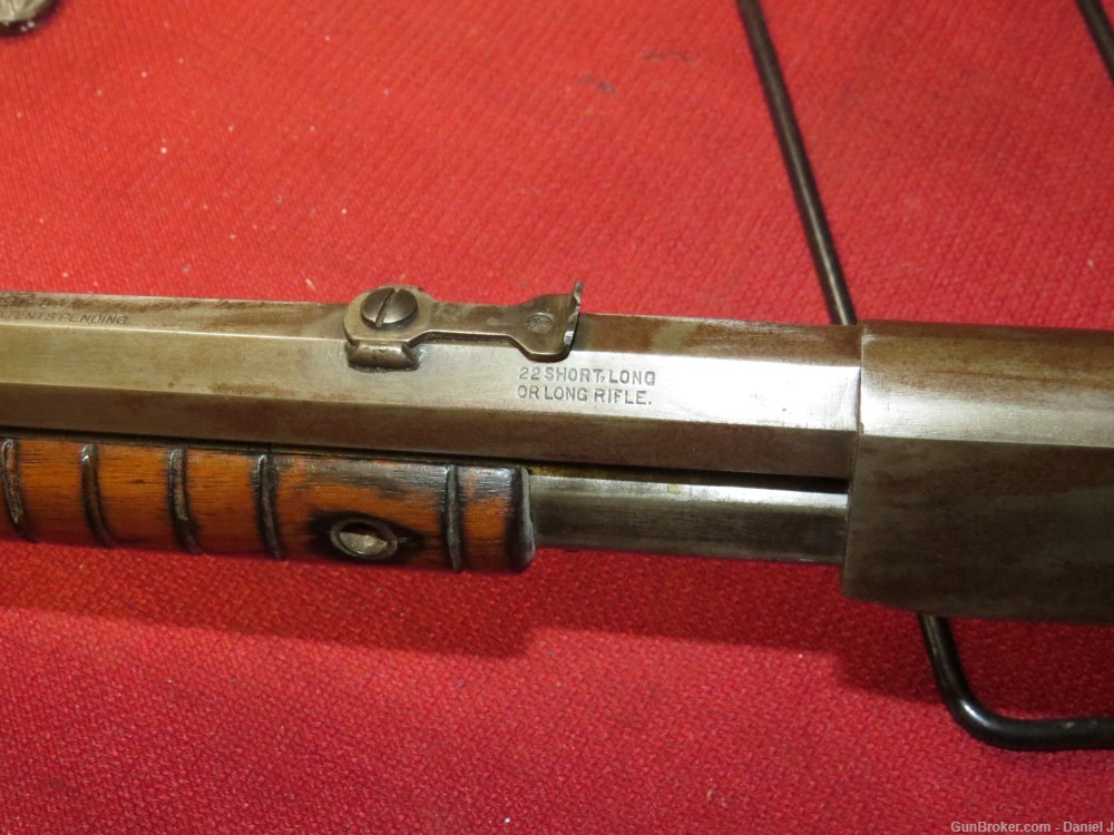 Collector's Antique Remington Model 12 Rifle, .22 Short/Long/Long Rifle,  -img-10