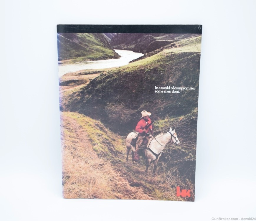 HECKLER & KOCH HK 1986 ORIGINAL DEALER CATALOG/BOOK FEATURING SWAMPMAN RARE-img-0