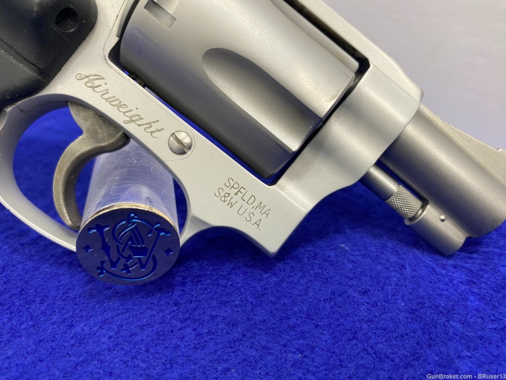 Smith Wesson 637-2 Airweight .38Spl SS 1.875" *AWESOME CRIMSON TRACE GRIPS*-img-24